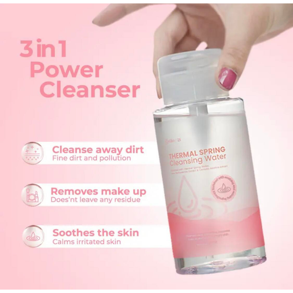 GLO21 Thermal Spring Cleansing Water For Sensitive Skin, Acne Prone