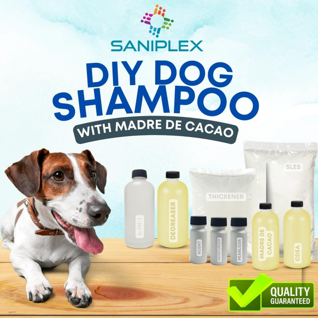 Saniplex Premium DIY Dog Shampoo Kit 17 Liters Yield with Madre de Cacao Shopee Philippines