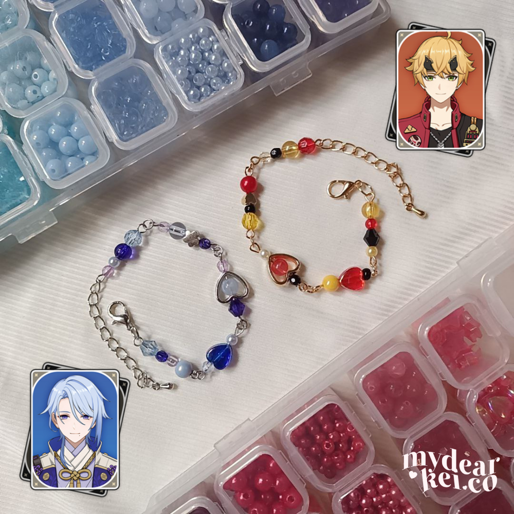 kamisato ayato + thoma [thomato] (genshin impact) friendship bracelet ...