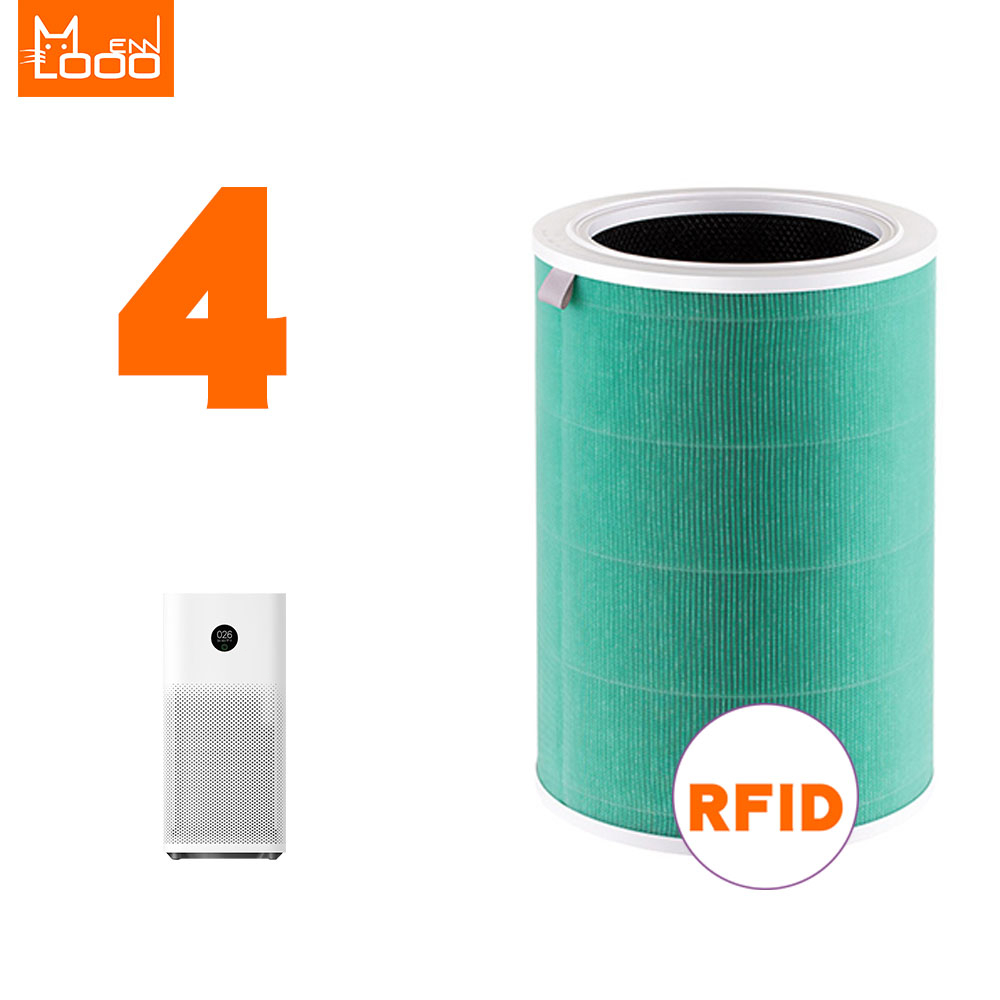(with RFID)GWOOD replacement xiaomi air purifier filter FOR MI Purple AntiBacterial filter