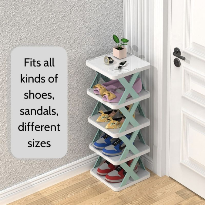 Multilayer Simple Shoe Rack DIY Assembly Shoe Rack Save Space Shoe