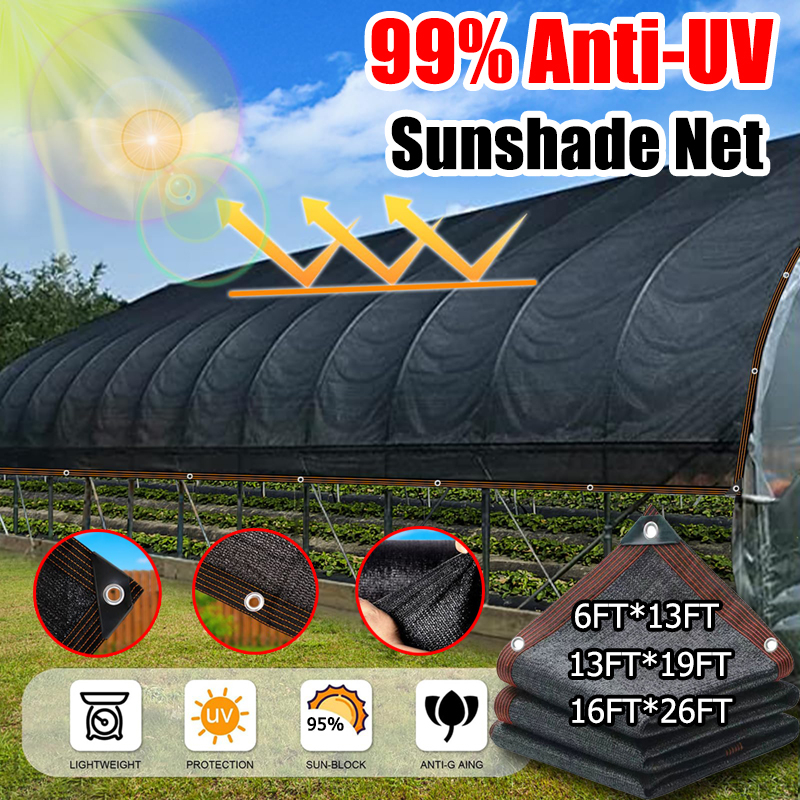 Garden Net Sun shade Outdoor Black AntiUV 90 Sunshade Net Heat