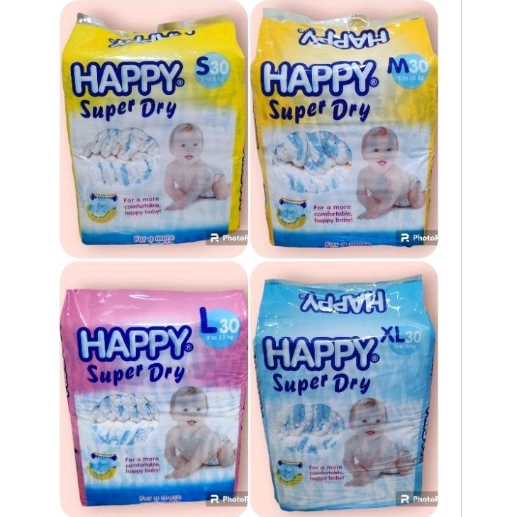 Happy super dry sales diaper