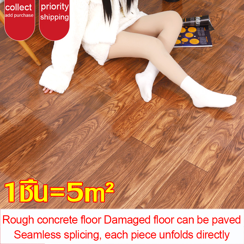 Waterproof Vinyl Floor Sticker 1 sheet=10㎡ Self Adhesive PVC Flooring