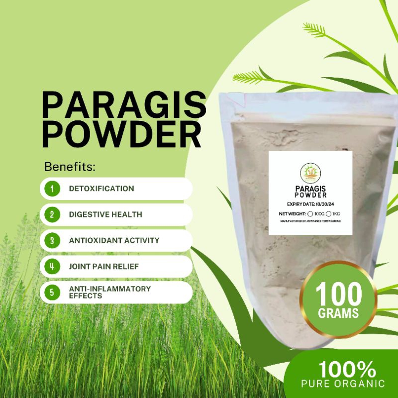 PARAGIS POWDER (100g) PURE ORGANIC Shopee Philippines