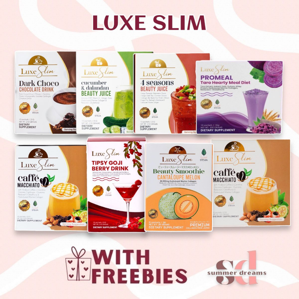 LUXE SLIM Drinks by Anna Magkawas Slimming Collagen Drinks 10 Sachets