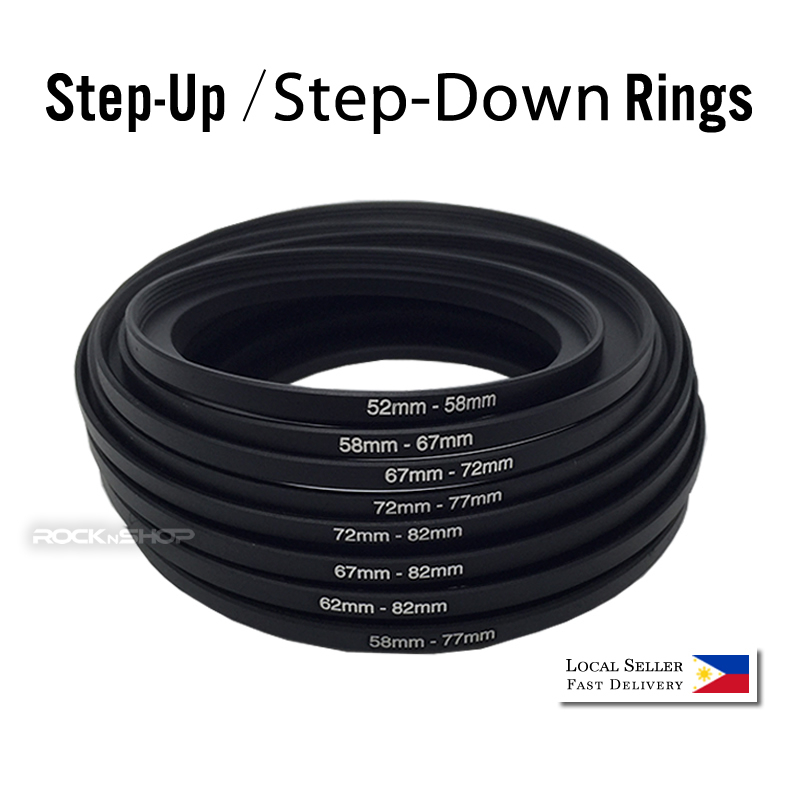 Lens Step-Up / Step-Down Filter Adapter Rings set | Shopee Philippines
