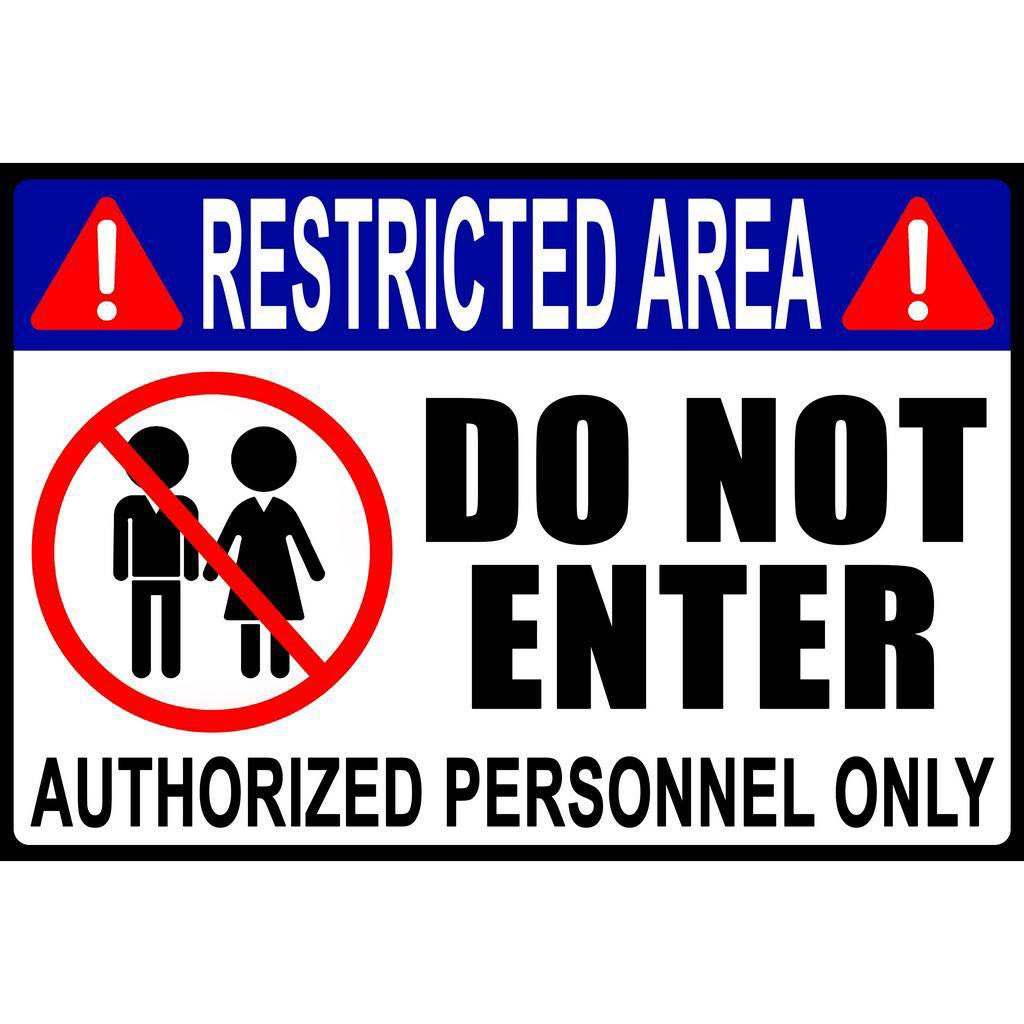 NO ENTRY/DO NOT ENTER/NO TRESPASSING - Laminated Signage - A4 Size high ...