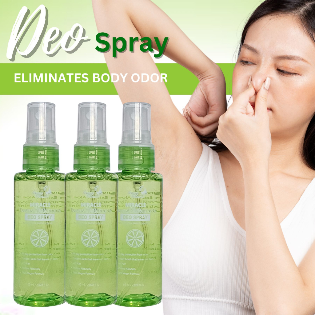 Miracle Deo Spray by Beauty Obsession Underarm Whitening Antiperspirant