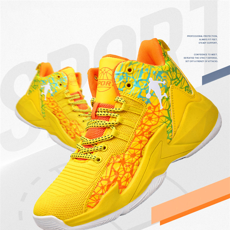 Men's high top basketball shoes James wearresistant anti slip sports