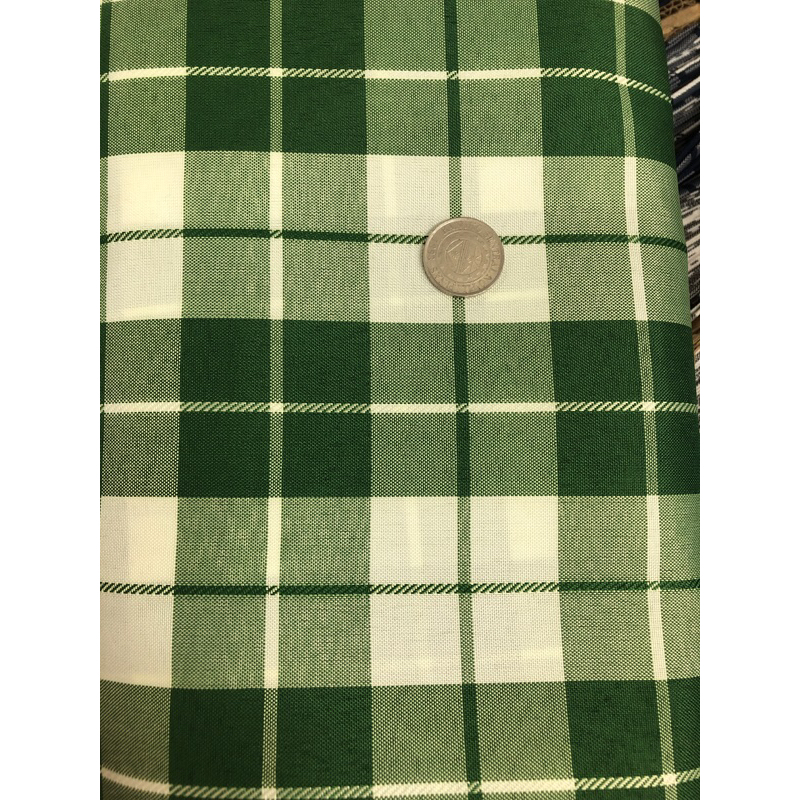 Checkered Oxford Woven Fabric 60" Width for School Uniform by YARD SET