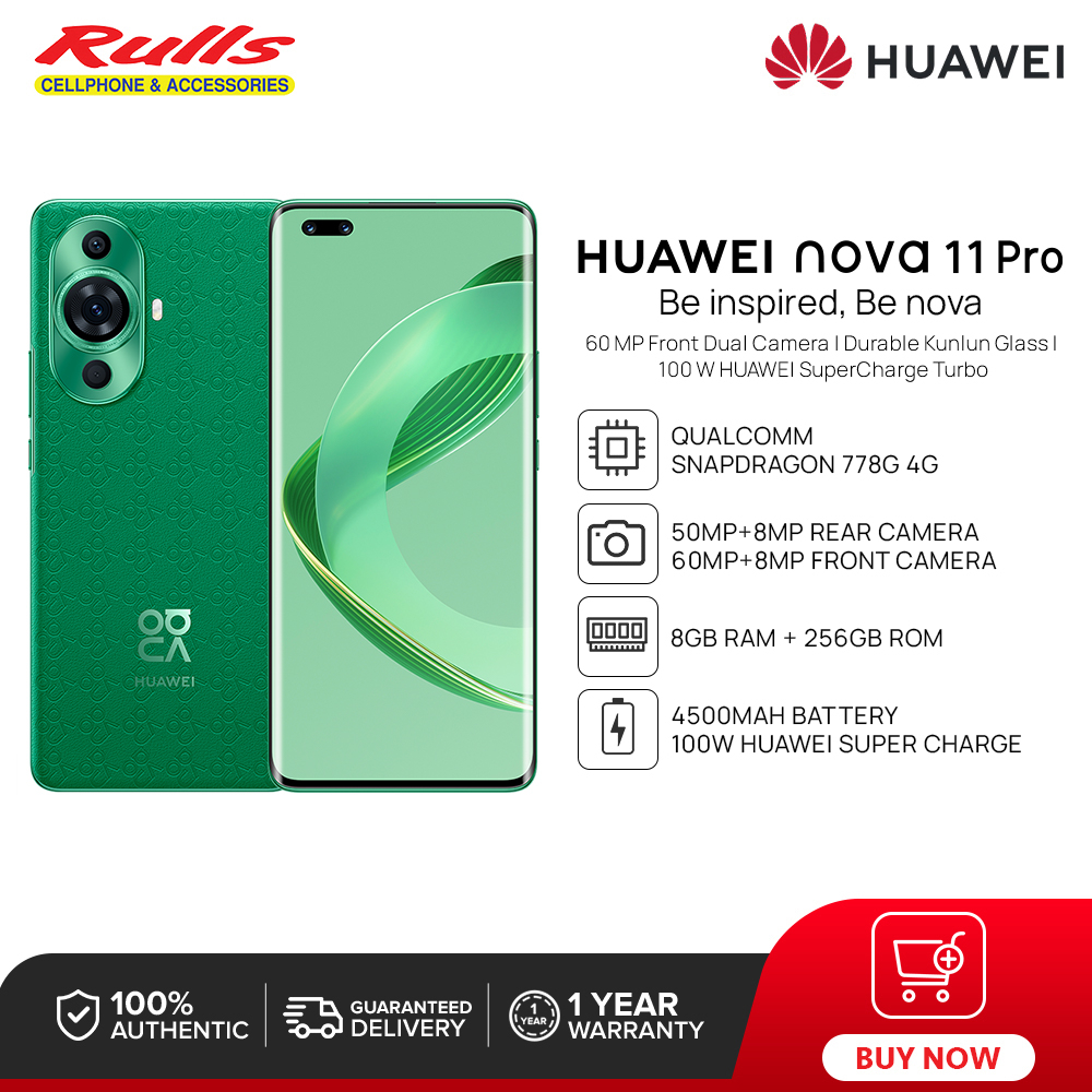 HUAWEI nova 11 Pro | 8GB+256GB | 60MP Front Ultra Portrait Dual Camera ...