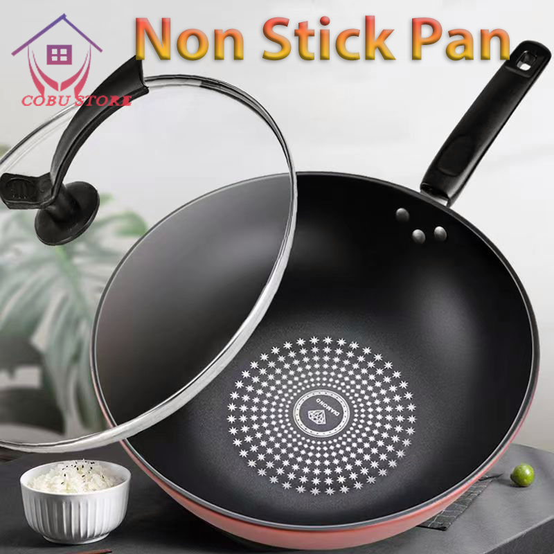 COBU Non Stick Pan Thickening Non Stick Frying Pan With Cover Induction ...