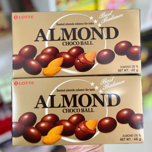 LOTTE ALMOND CHOCO BALL 46G ‼️ EXP DATE NOV 2023 Shopee Philippines