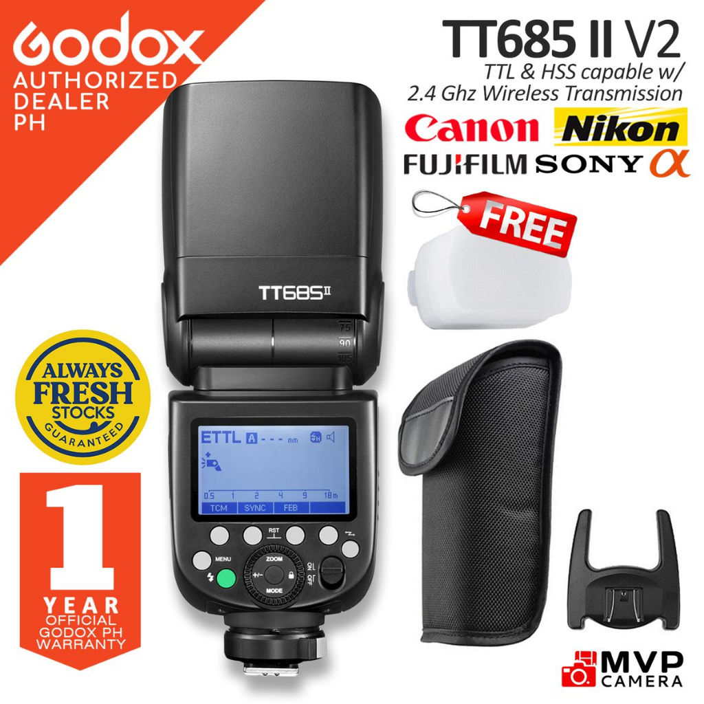 [AUTHORIZED PH] GODOX TT685II TT685IIS TT685IIF TT685IIC TT685IIN ...