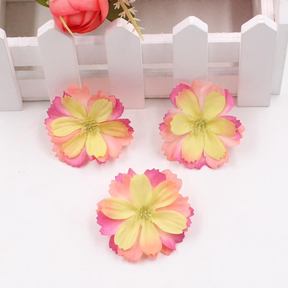 Plum Blossom Head Artificial Flowers Silk Fake Flowers Head For Home ...