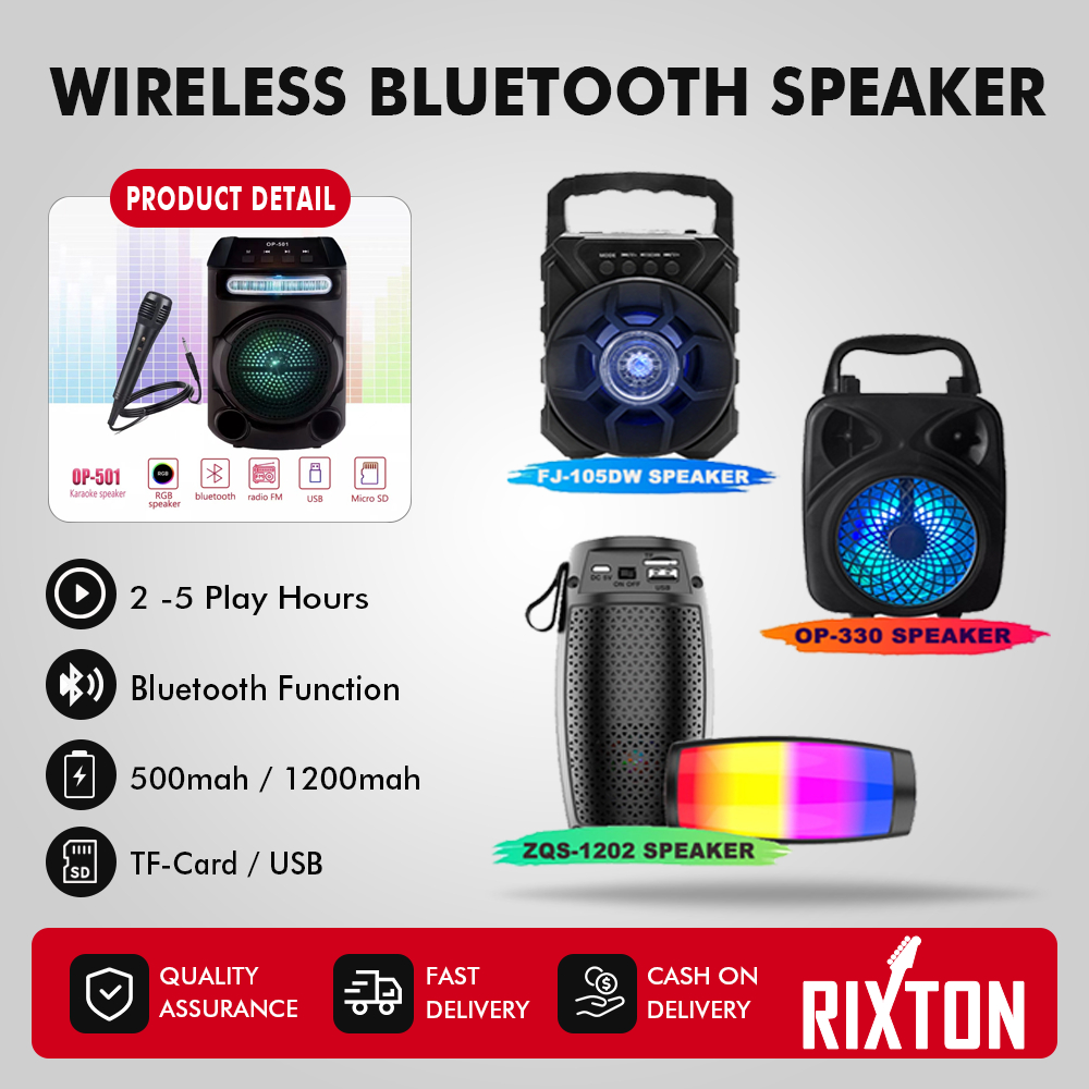 Shopee store bluetooth speaker