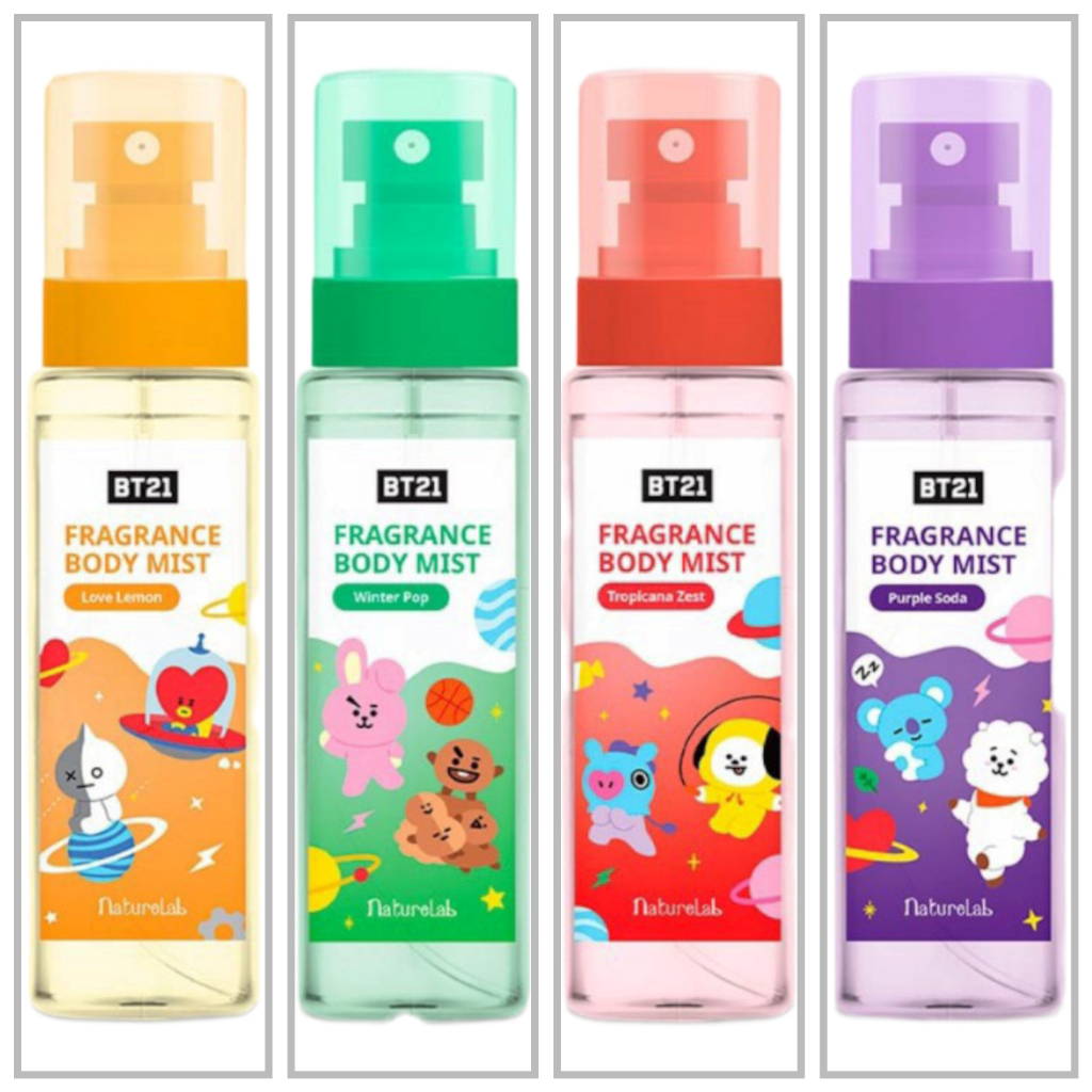 BT21 Fragrance Body Mist 100ml Shopee Philippines