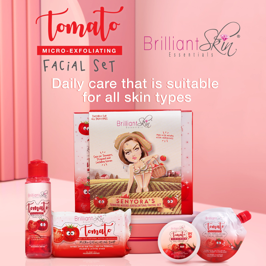 Tomato Facial Mild Set Brilliant Mild Rejuvenating Set (Preggy and