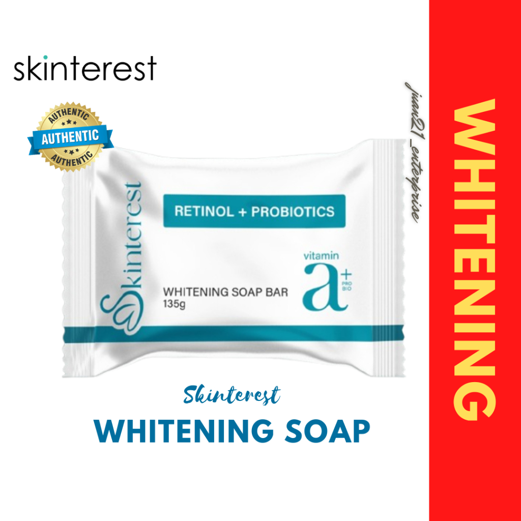 Skinterest Retinol plus Probiotics Antiaging and Whitening Soap 135g