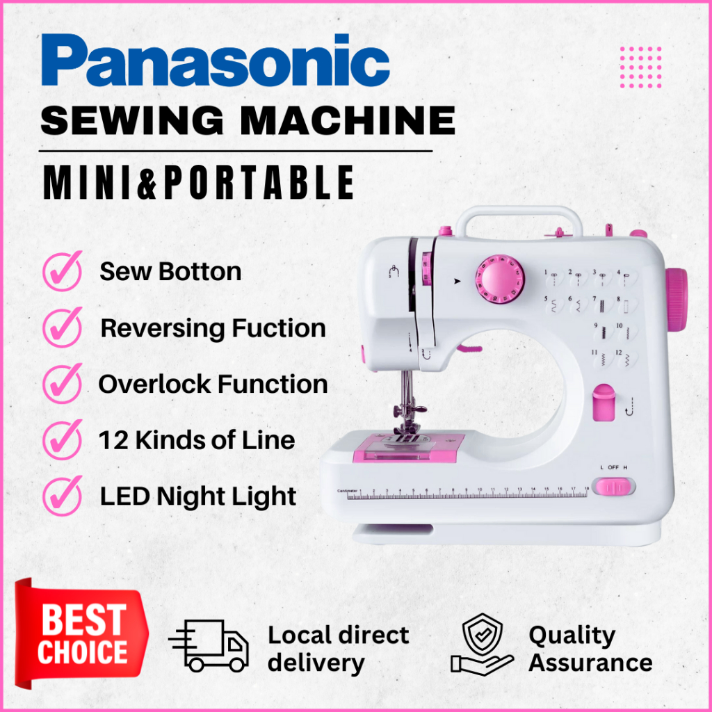 Portable Sewing Machine FHSM 505A Pro Upgraded 12 Sewing Portable Mini