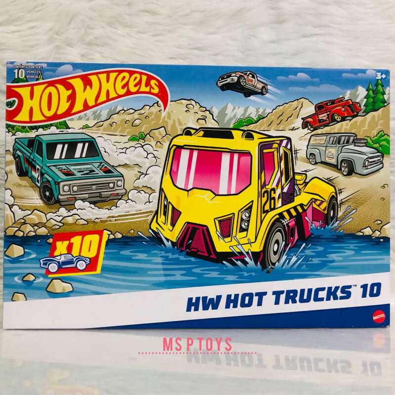 Hot Wheels Hw Hot Trucks 10 Pack Shopee Philippines 7626