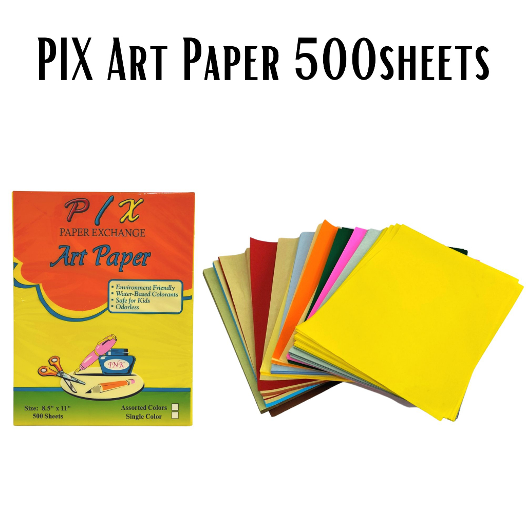 [ON HAND] PIX ART PAPER 500 SHEETS / ART PAPER / 500 SHEETS PER RIM ...