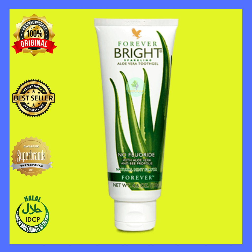 Original Forever Bright Sparkling Aloe Vera Toothgel Shopee Philippines 7501