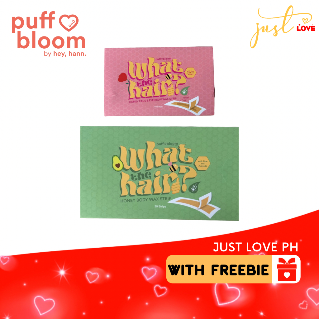 Puff and Bloom What The Hair Honey Face and Eyebrow Wax Strip / Honey