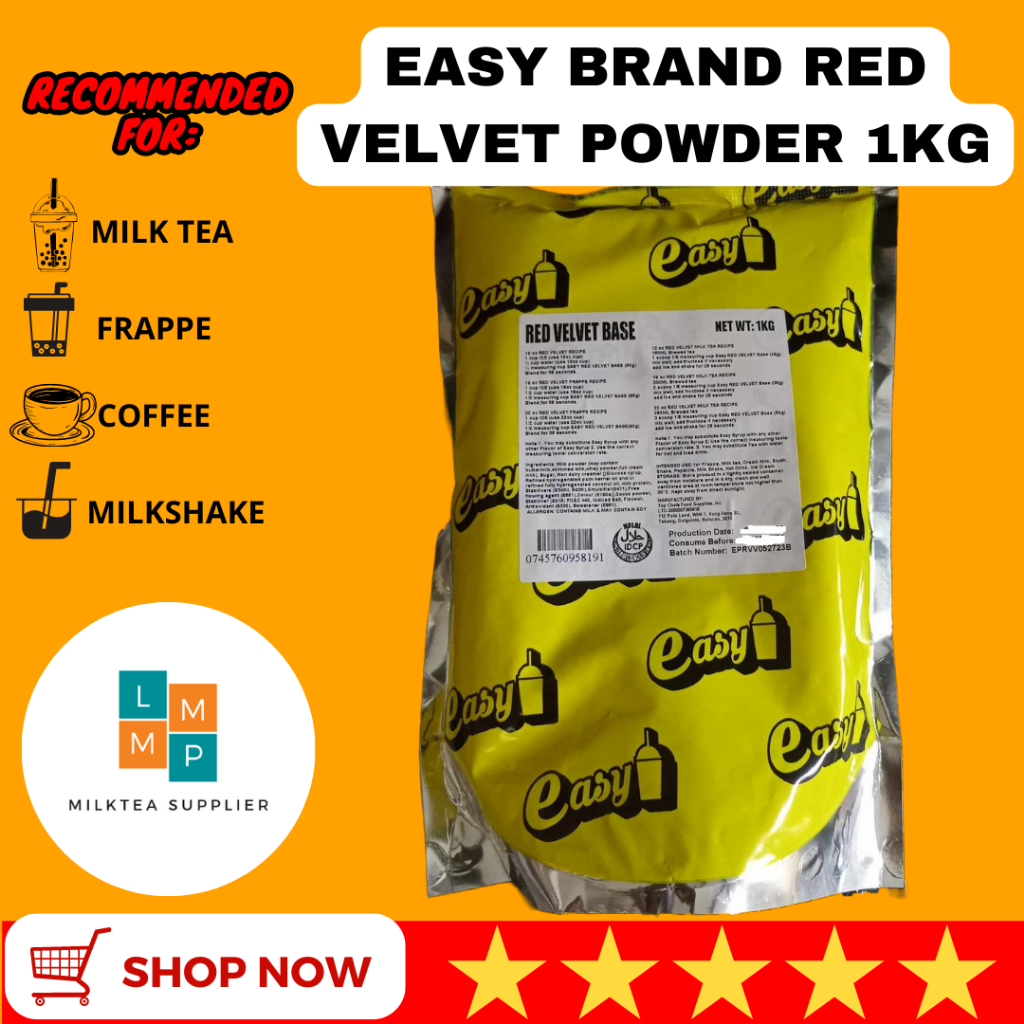 Red Velvet Flavor Powder Easy Brand 1kg Easy Red Velvet Flavor Powder