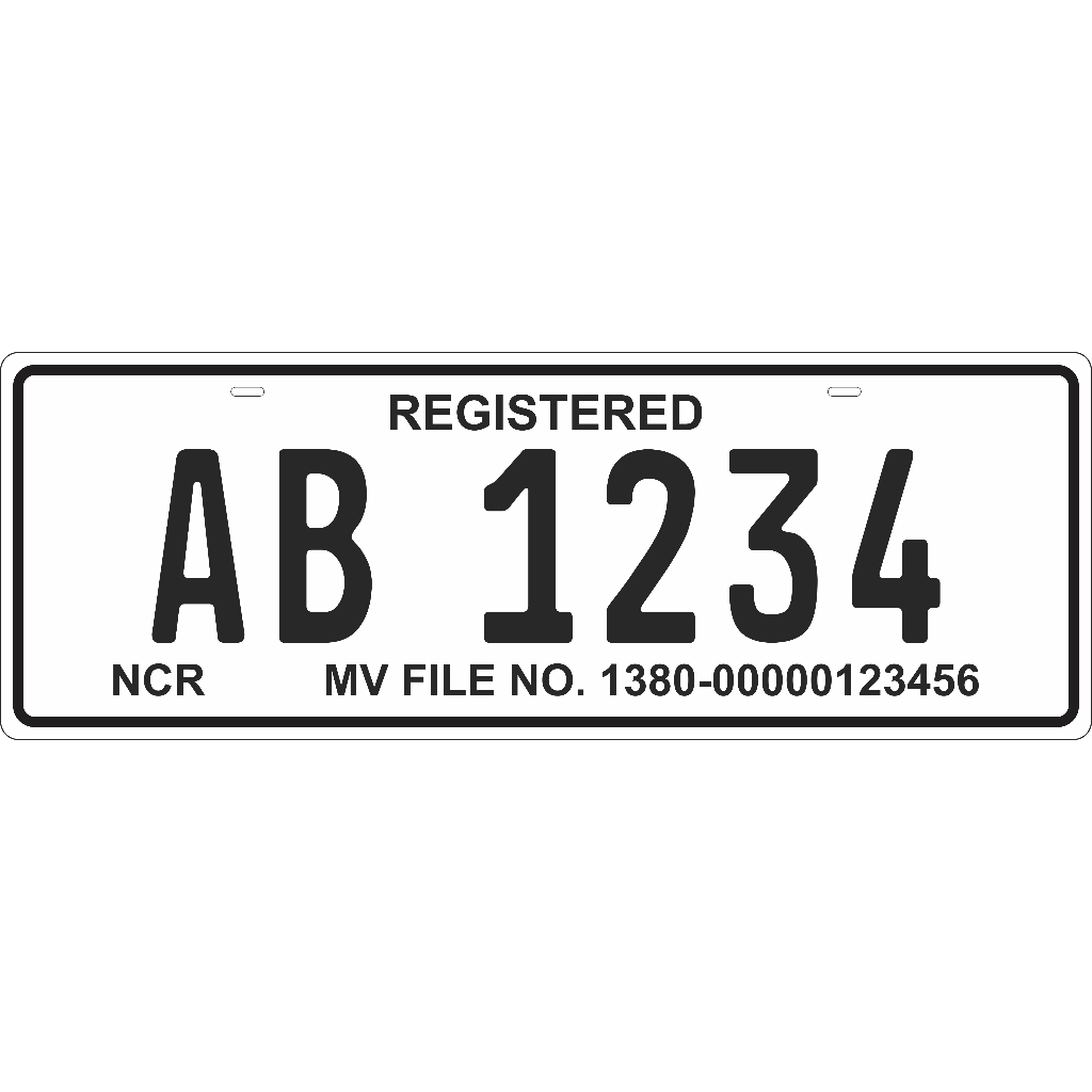 CAR PLATE SOLO (CONDUCTION) Shopee Philippines