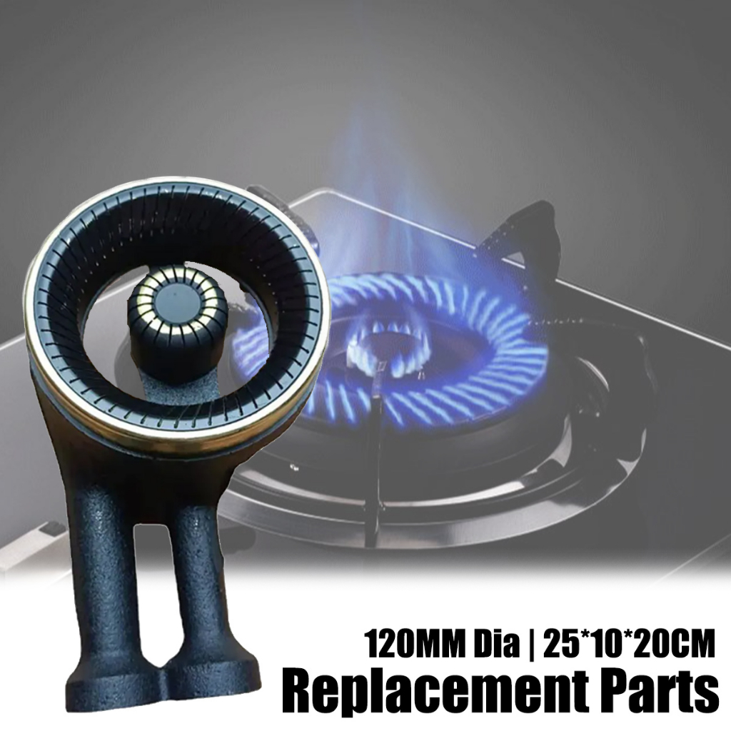 120mm gas stove burner double tube gas stove parts 12cm burner Shopee
