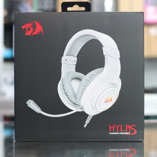 Redragon H260-W Hylas RGB Gaming Headset - White | Shopee Philippines