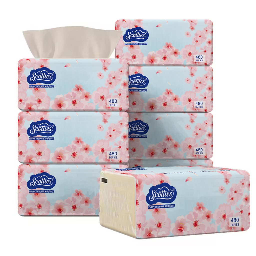 【SUPER SOFT】8 Packing Tissue Facial Tissue Order Tissue 4Ply Facial
