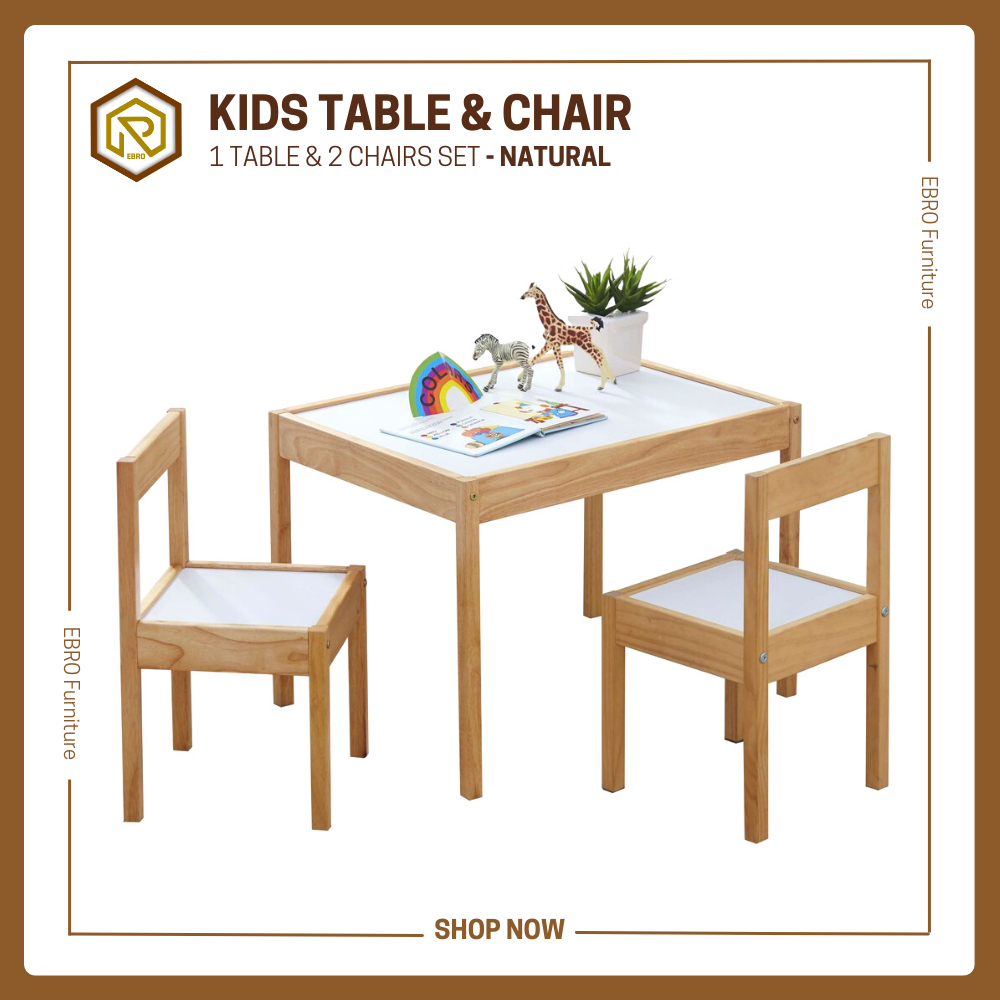 EB Kids Study Table and Chair Set 3pcs Shopee Philippines