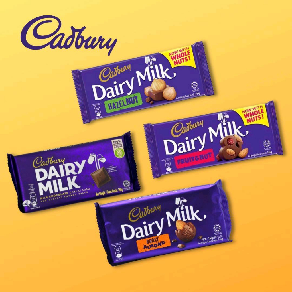 Cadbury Dairy Milk, 160g | Shopee Philippines