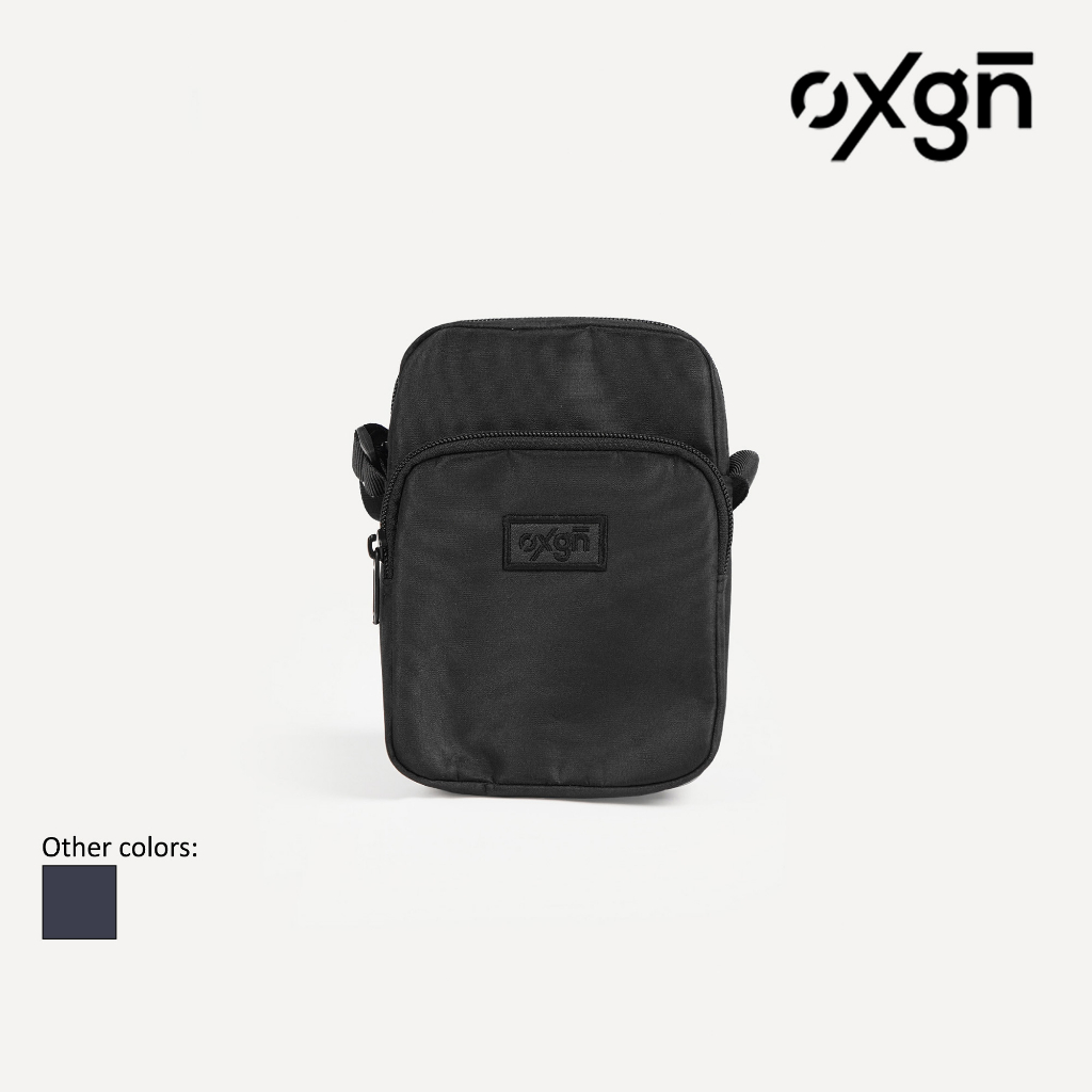 OXGN Mini Sling Bag For Men And Women (Black/Navy Blue) | Shopee ...