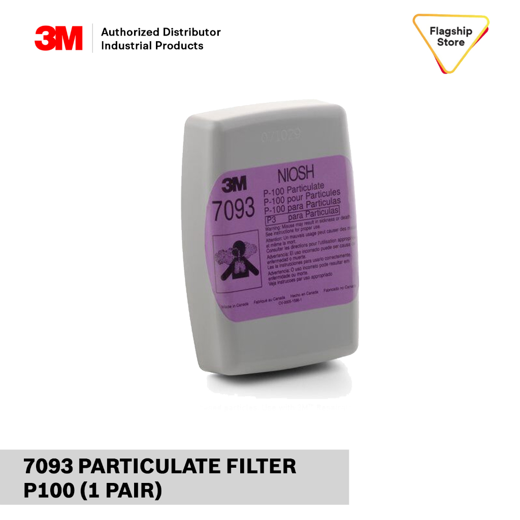 3M™ PARTICULATE FILTER 7093 P100 (1 PAIR) | Shopee Philippines