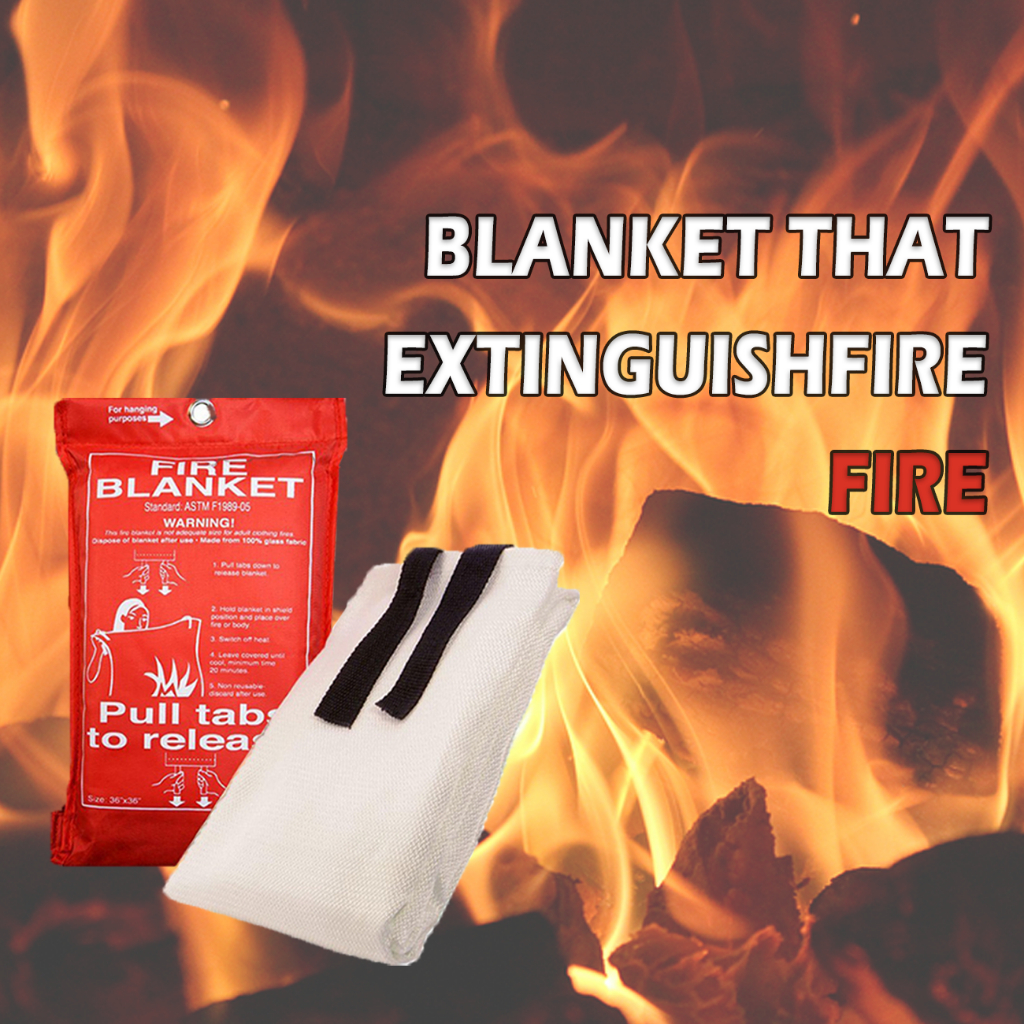 Fire blanket for home Fire Blanket Survival Emergency Blanket Fire Escape Fire Extinguisher Tool