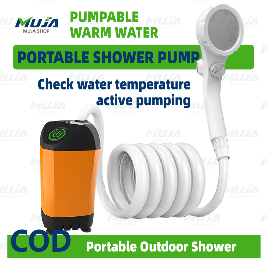Outdoor Shower Portable IPX7 Waterproof with Digital Display Camping
