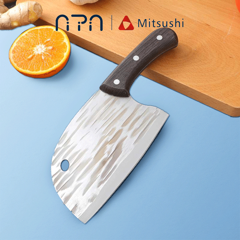 Nipiin Traditional Handmade Kitchen Knife Hammer Stainless Steel