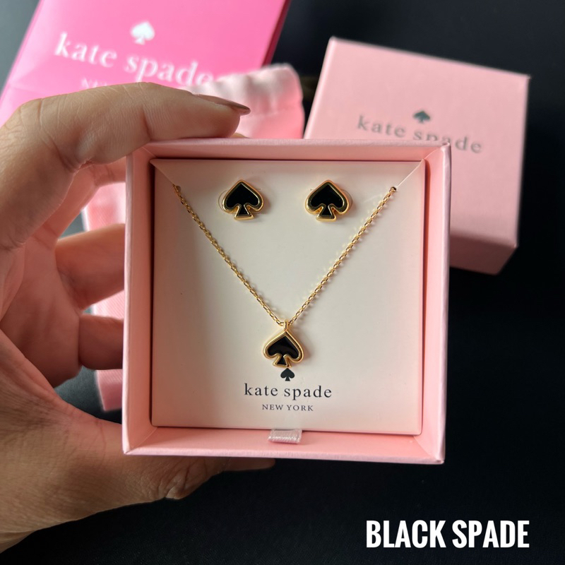 Kate spade black on sale necklace