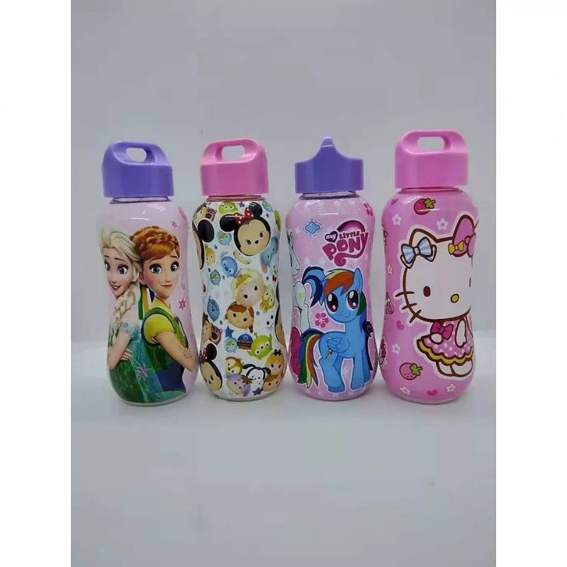 350ml Disney Princess Water Bottle BPA-Free Character Frozen Elsa ...