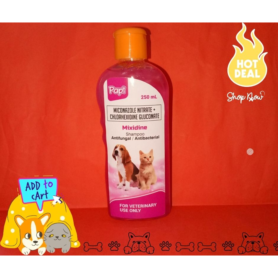 Papi Mixidine Antifungal & Antibacterial Shampoo 250mL | Shopee Philippines