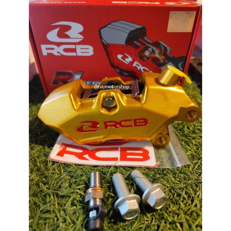 RCB FRONT CALIPER (Right & Left) 4POT UNIVERSAL R1 SERIES 4PISTON