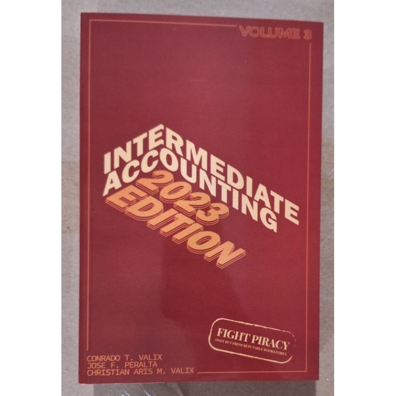 Intermediate accounting 2023 ed by valix shopee philippines