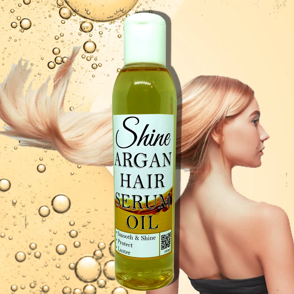 Shine Hair Serum Treatment Oil Hair Care Organic Argan Oil AntiFrizz
