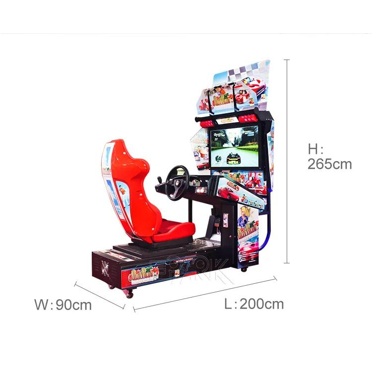 BRAND NEW SINGLE CAR RACING ARCADE MACHINE / CAR RACING ARCADE MACHINE ...