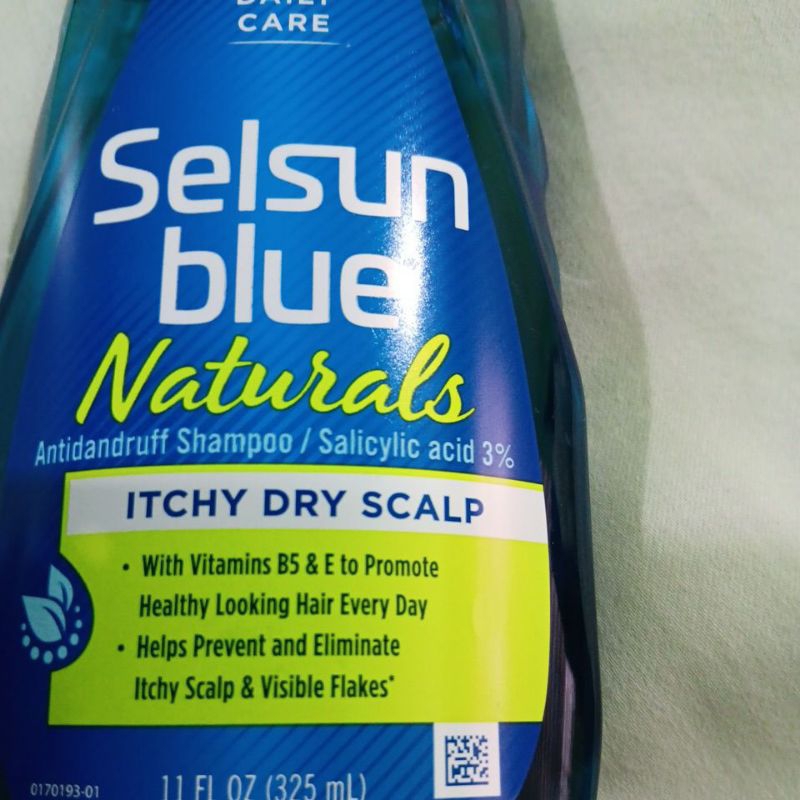 Selsun Blue NATURALS for Itchy Dry Scalp with 3% Salicylic acid ...