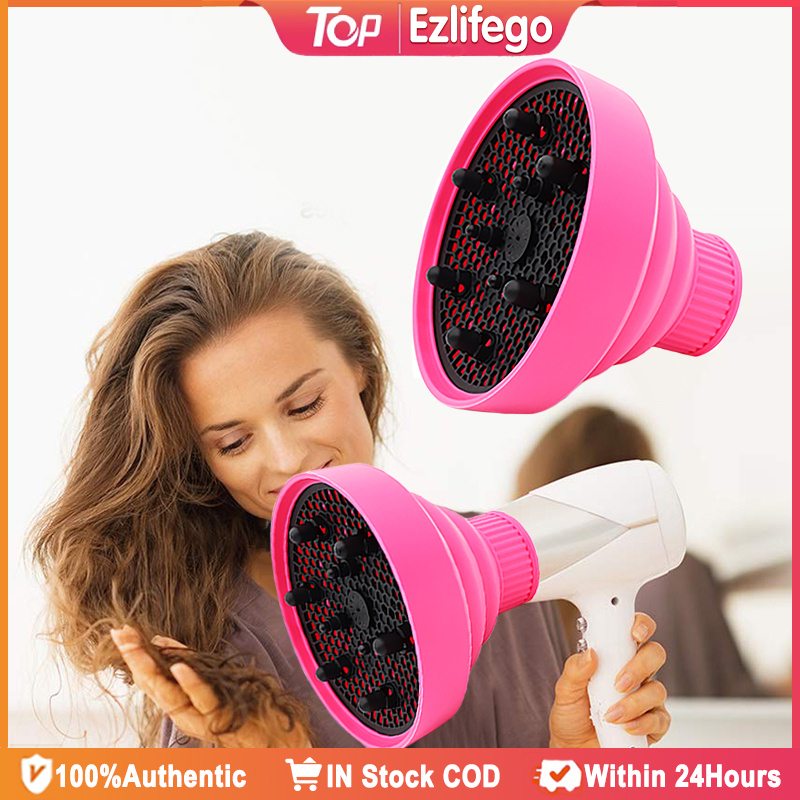Universal Silicone Hair Dryer Diffuser Attachment Professional Foldable
